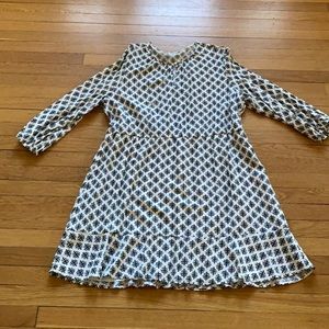 Old Navy Black on White font dress XXL